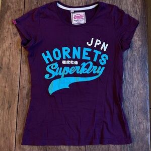 Superdry Purple Tshirt Size S